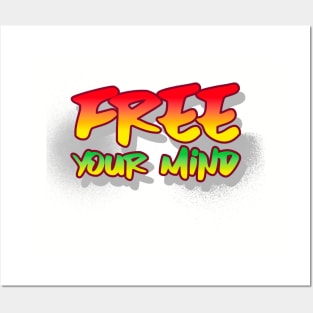 Free Your Mind - Mental Health Posters and Art